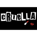 Men's Cruella Lipstick Logo  Adult Pull Over Hoodie