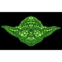 Men's Star Wars St. Patrick's Yoda Clover Face  Adult Pull Over Hoodie