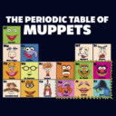 Men's The Muppets Periodic Table  Adult T-Shirt
