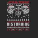 Men's Star Wars Ugly Christmas Lack Of Cheer Disturbing  Adult Sweatshirt