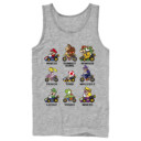 Men's Nintendo Mario Kart Cast  Adult Tank Top