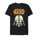Men's Star Wars Halloween Spooky Darth Vader Helmet  Adult T-Shirt