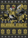 Men's Transformers Bumblebee Ugly Xmas  Adult T-Shirt