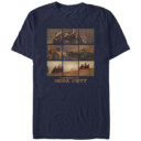 Men&#039;s Star Wars: The Book of Boba Fett Tatooine Desert Comic Panels  Adult T-Shirt