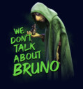 Men's Encanto We Don't Talk About Bruno Green Text  Adult T-Shirt