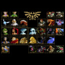 Men's Nintendo Legend of Zelda Ocarina Periodic Table  Adult T-Shirt