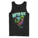 Men's Jurassic World Retro Raptorrific  Adult Tank Top