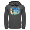 Men's Kingdom Hearts 3 Our Hearts Will Bring Us Together Again  Adult Pull Over Hoodie