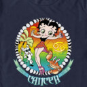 Men's Betty Boop Cancer Zodiac  Adult T-Shirt
