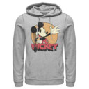 Men's Mickey & Friends Retro Mickey Mouse  Adult Pull Over Hoodie