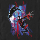 Men's Marvel Spider-Man: Across the Spider-Verse Miles Morales and Spider Gwen  Adult T-Shirt
