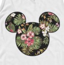 Men's Mickey & Friends Floral Face  Adult Tank Top