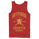 Men's Harry Potter Gryffindor Quidditch Gold Team Seeker  Adult Tank Top