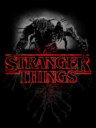 Men's Stranger Things Mind Flayer Logo Glow  Adult T-Shirt