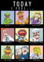 Men's The Muppets Mood Chart  Adult T-Shirt