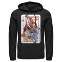 Men's Batman Harley Quinn Joker Poker Card  Adult Pull Over Hoodie