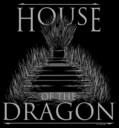 Men's Game of Thrones: House of the Dragon Iron Throne Logo  Adult T-Shirt