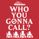 Men's Ghostbusters Who You Gonna Call Retro Style  Adult T-Shirt