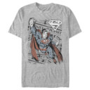 Men's Superman Daily Planet Newspaper  Adult T-Shirt