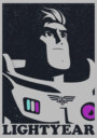 Men's Lightyear Buzz Poster  Adult T-Shirt