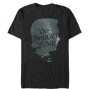 Men's The Twilight Zone Galactic Profile Logo  Adult T-Shirt