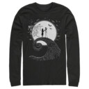 Men's The Nightmare Before Christmas Halloween Jack Skellington Sally Meant to Be  Adult Long Sleeve Shirt