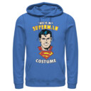 Men's Superman This is My Hero Costume  Adult Pull Over Hoodie