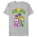 Men's Power Rangers Mighty Morphin Power Couple  Adult T-Shirt