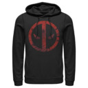 Men's Marvel Deadpool Tie-Dye Logo  Adult Pull Over Hoodie