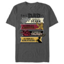 Men's Game of Thrones Father's Day This Dad Is... Four Houses  Adult T-Shirt