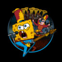 Men's SpongeBob SquarePants Bank Geek Practice  Adult T-Shirt