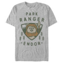 Men's Star Wars Park Ranger Endor Ewok Badge  Adult T-Shirt