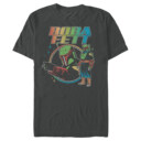 Men's Star Wars: The Book of Boba Fett Retro Rainbow Logo  Adult T-Shirt