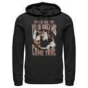 Men's Beauty and the Beast Gaston The Day Your Dreams Come True  Adult Pull Over Hoodie