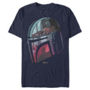 Men's Star Wars: The Mandalorian Helmet Reflection  Adult T-Shirt