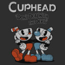 Men's Cuphead Videogame Front Cover  Adult T-Shirt