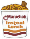 Men's Maruchan Chopstick Instant Noodles  Adult T-Shirt