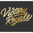 Men's Fortnite Victory Royale Gold Script  Adult T-Shirt