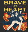Men's Harry Potter Gryffindor Brave at Heart  Adult T-Shirt