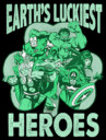 Men's Marvel St. Patrick's Day Earth's Luckiest Heroes  Adult Pull Over Hoodie
