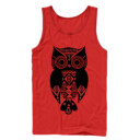 Men's Lost Gods Tribal Print Owl  Adult Tank Top