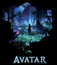 Men's Avatar Neytiri Pandora Night Scene  Adult T-Shirt