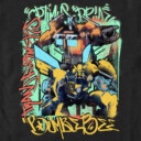 Men's Transformers: Rise of the Beasts Graffiti Poster  Adult T-Shirt