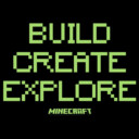 Men's Minecraft Pixelated Build Create  Adult T-Shirt