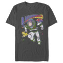 Men's Lightyear Buzz and Sox Protecting The Galaxy  Adult T-Shirt