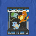 Men's Pokemon Ready To Battle Trio  Adult T-Shirt