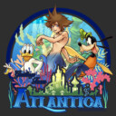 Men's Kingdom Hearts 1 Mermen Friends From Atlantica  Adult T-Shirt