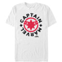 Men's Marvel Captain Marvel Star Symbol Circle  Adult T-Shirt