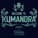 Men's Raya and the Last Dragon Welcome to Kumandra  Adult T-Shirt