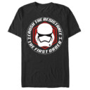 Men's Star Wars The Force Awakens First Order Crush the Resistance  Adult T-Shirt